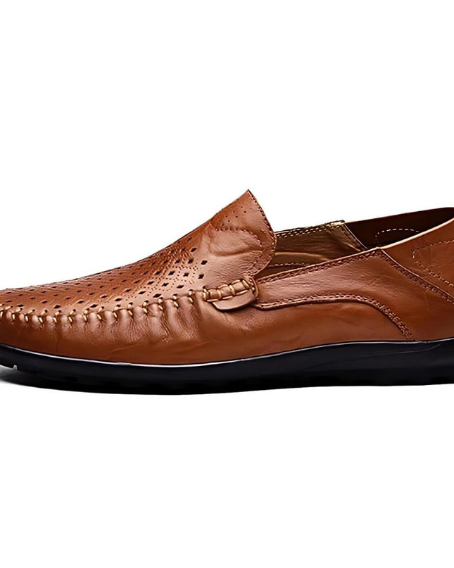 Men’s Perforated Slip-On Loafers