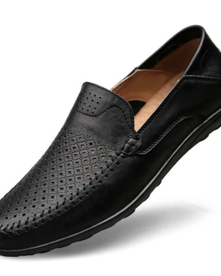 Men’s Perforated Slip-On Loafers