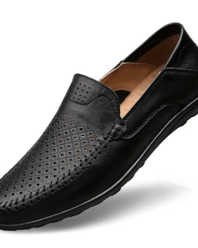Men’s Perforated Slip-On Loafers