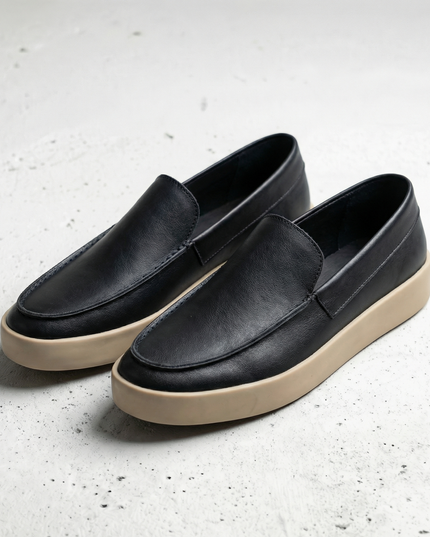 Men’s Platform Sole Slip-On Loafers