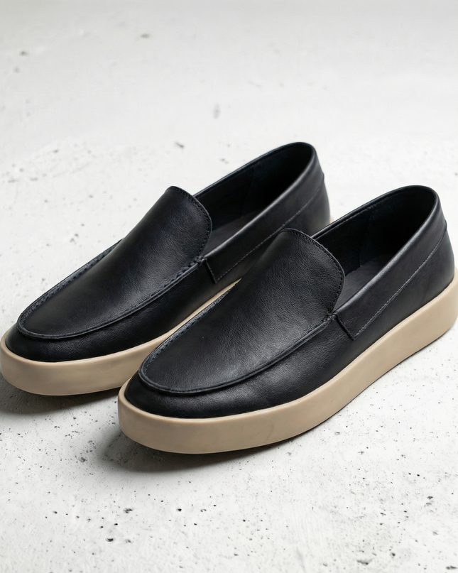 Men’s Platform Sole Slip-On Loafers