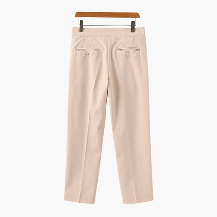 Men’s Pleated High Waist Pantalon