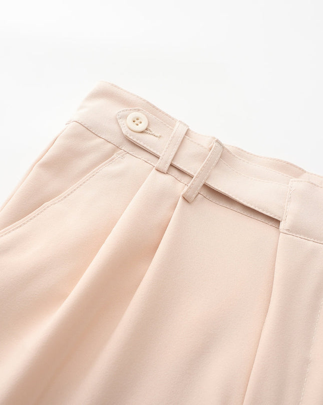 Men’s Pleated High Waist Pantalon