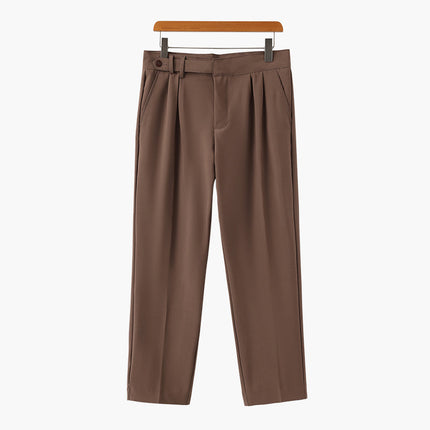 Men’s Pleated High Waist Pantalon