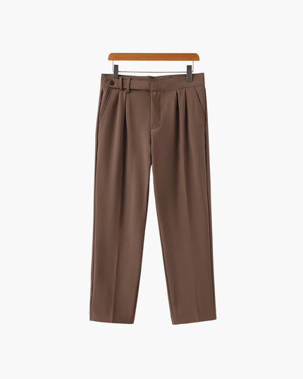 Men’s Pleated High Waist Pantalon