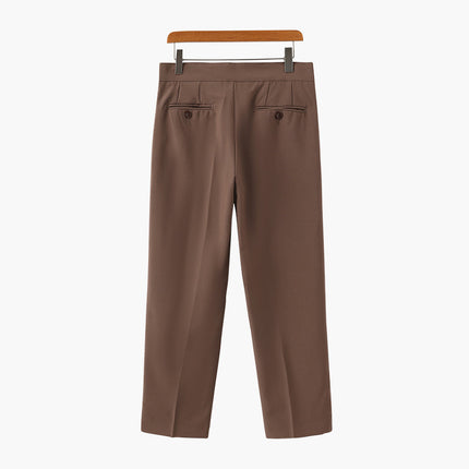 Men’s Pleated High Waist Pantalon