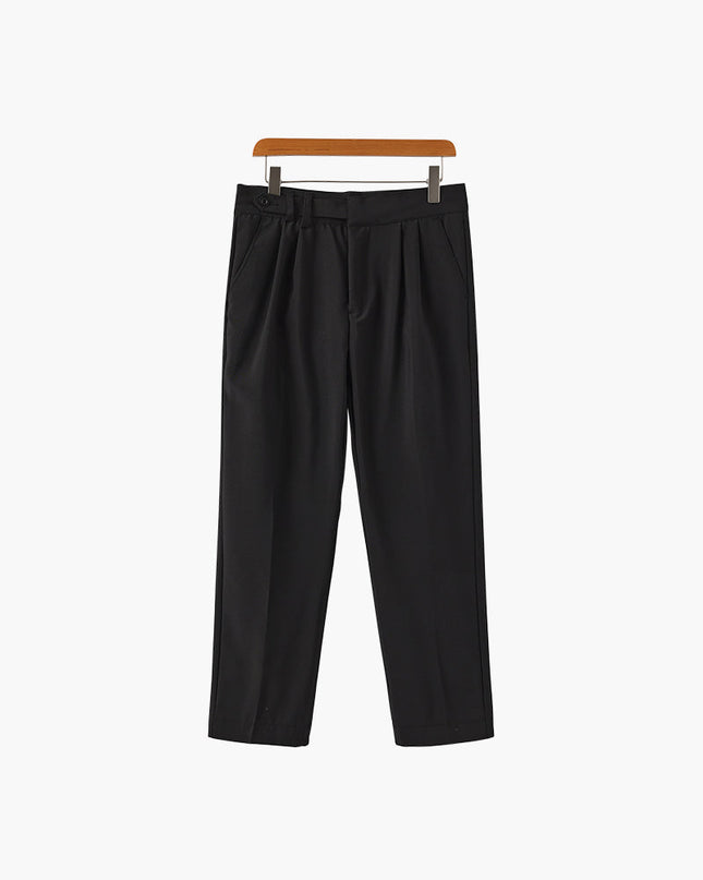 Men’s Pleated High Waist Pantalon