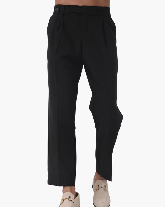 Men’s Pleated High Waist Pantalon
