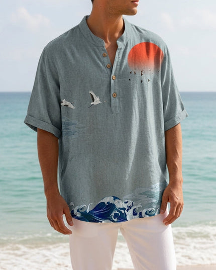 Men’s Printed Short Sleeve Shirt