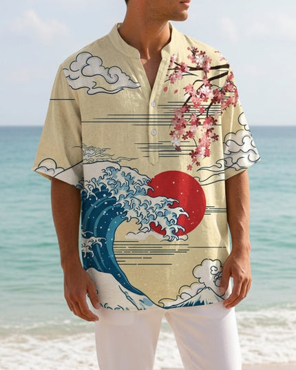 Men’s Printed Short Sleeve Shirt