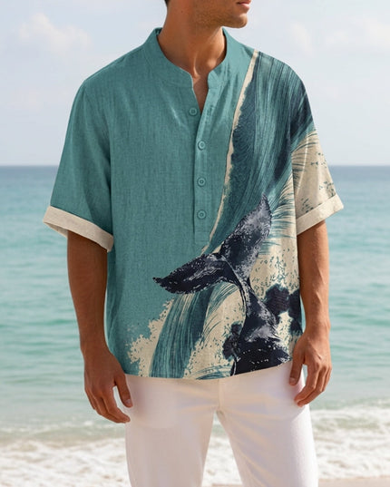 Men’s Printed Short Sleeve Shirt