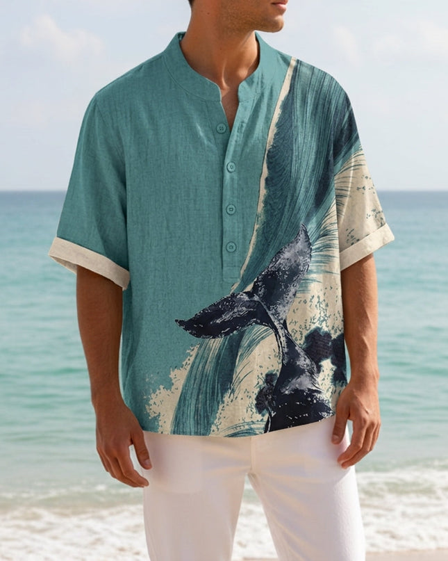 Men’s Printed Short Sleeve Shirt