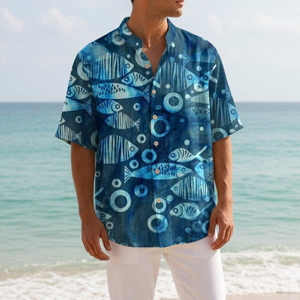 Men’s Printed Short Sleeve Shirt