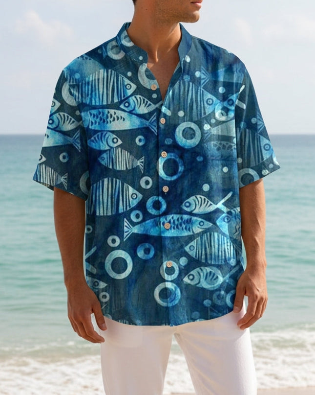 Men’s Printed Short Sleeve Shirt