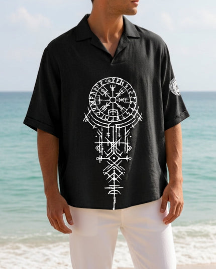 Men’s Printed Short Sleeve Shirt