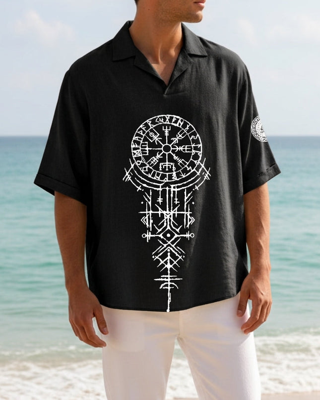 Men’s Printed Short Sleeve Shirt