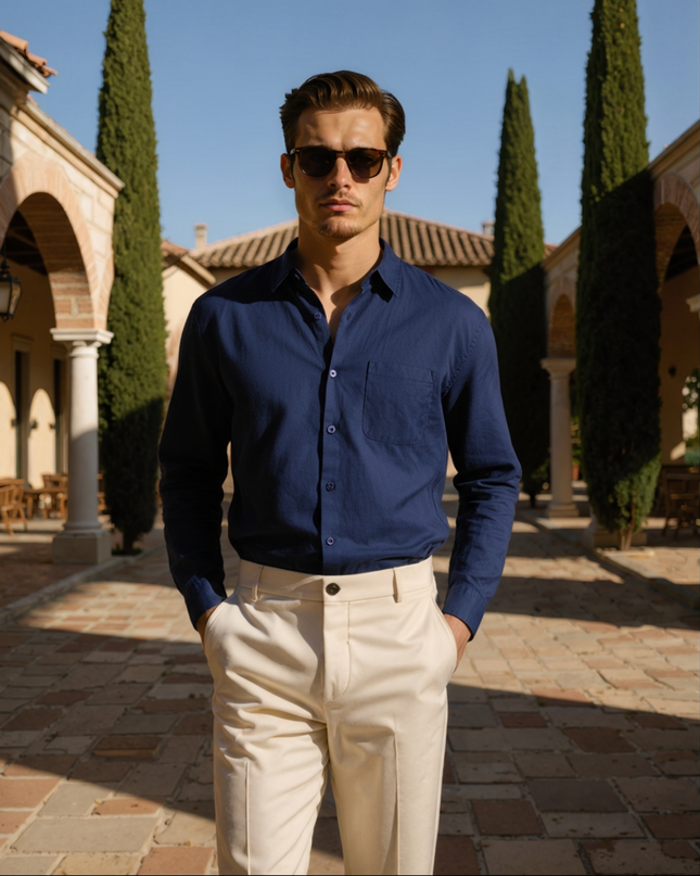 Men’s Relaxed Long Sleeve Shirt