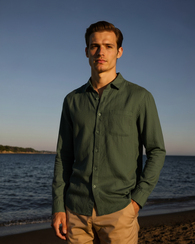 Men’s Relaxed Long Sleeve Shirt
