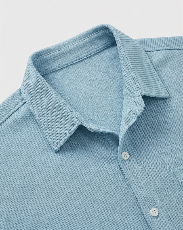 Men’s Ribbed Short Sleeve Shirt