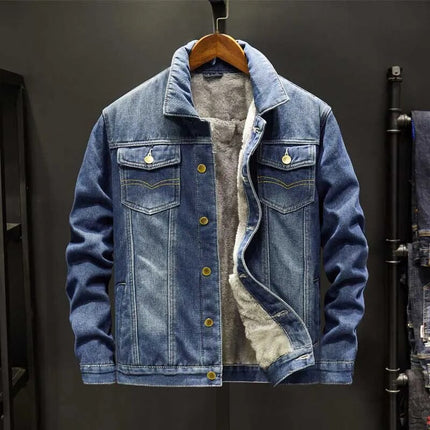 Men’s Sherpa Lined Denim Jacket