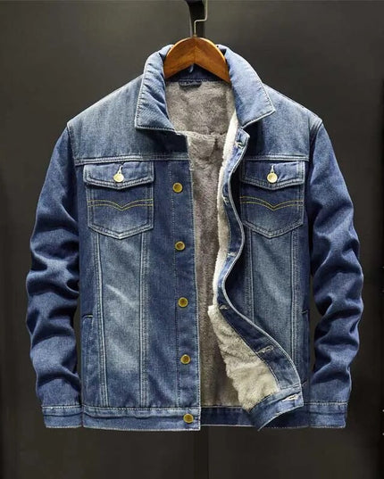 Men’s Sherpa Lined Denim Jacket