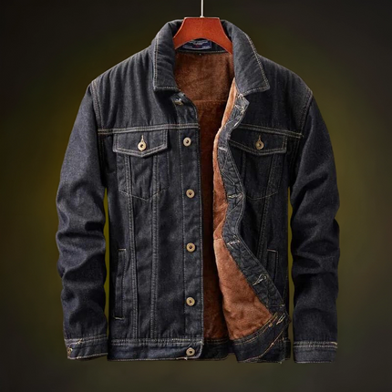 Men’s Sherpa Lined Denim Jacket