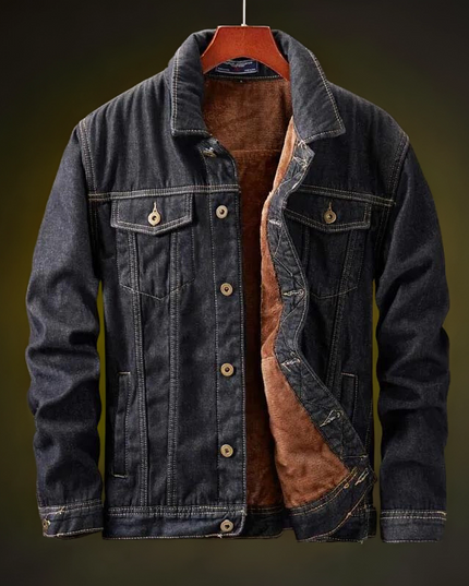 Men’s Sherpa Lined Denim Jacket