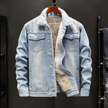 Men’s Sherpa Lined Denim Jacket
