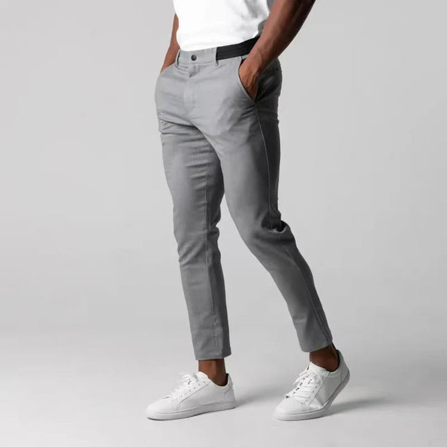 Men’s Slim Fit Stretchy Trousers