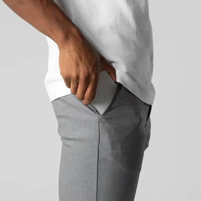 Men’s Slim Fit Stretchy Trousers