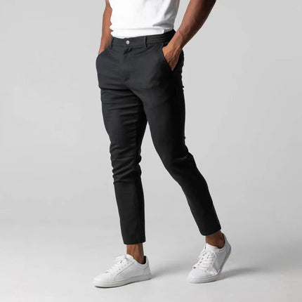 Men’s Slim Fit Stretchy Trousers