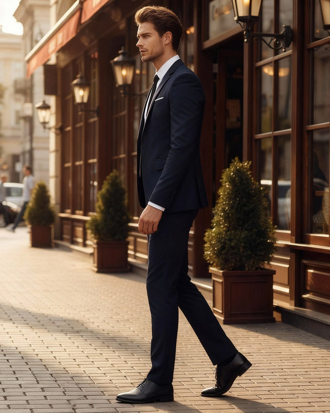 Men’s Slim Fit Two-Piece Suit Set