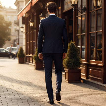 Men’s Slim Fit Two-Piece Suit Set