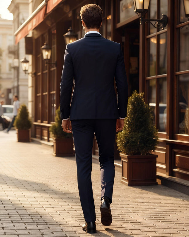 Men’s Slim Fit Two-Piece Suit Set