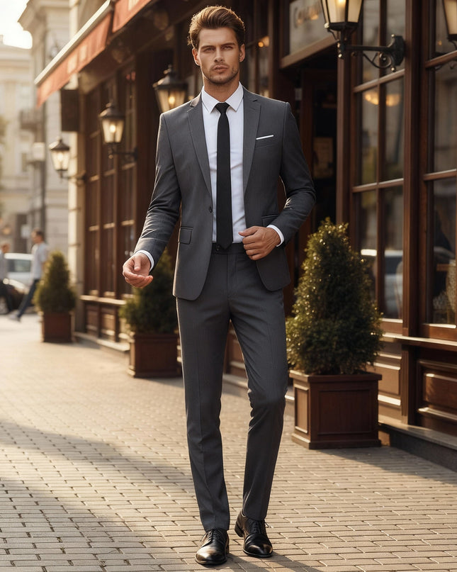 Men’s Slim Fit Two-Piece Suit Set