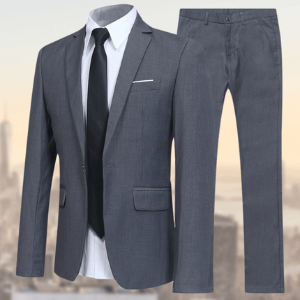 Men’s Slim Fit Two-Piece Suit Set