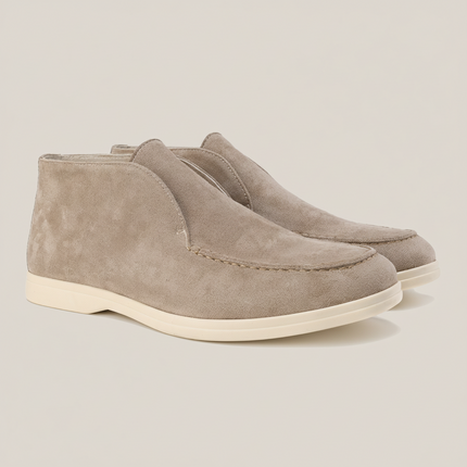Men’s Slip-On Loafers with Clean Sole