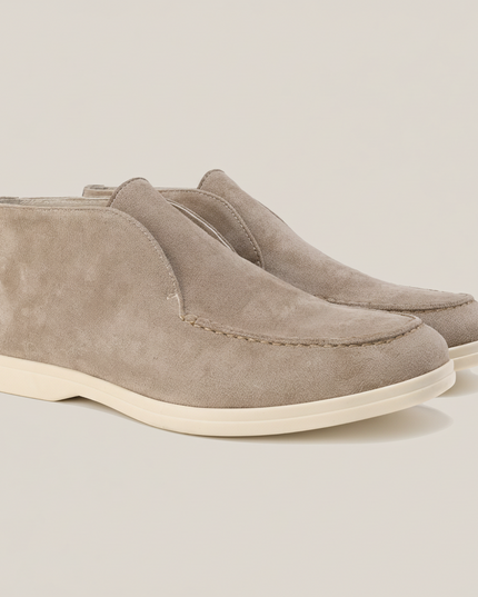 Men’s Slip-On Loafers with Clean Sole