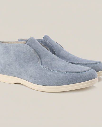 Men’s Slip-On Loafers with Clean Sole