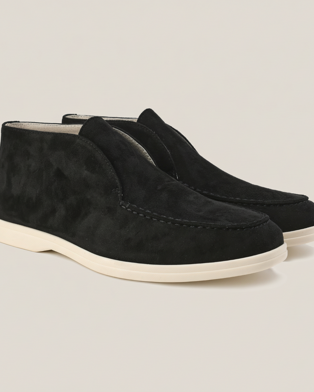 Men’s Slip-On Loafers with Clean Sole