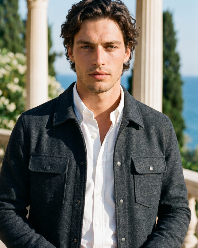 Men’s Snap Front Utility Jacket