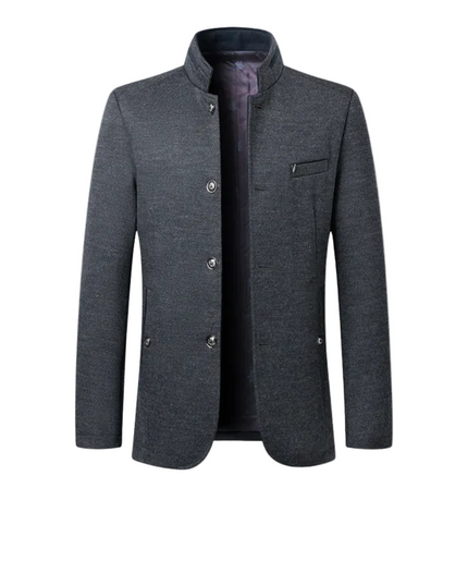 Men’s Stand Collar Button Jacket