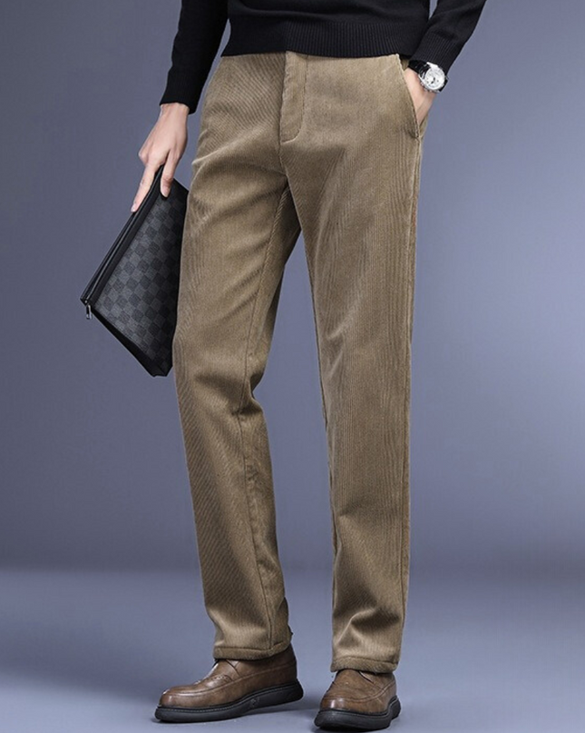 Men’s Straight Fit Corduroy Trousers