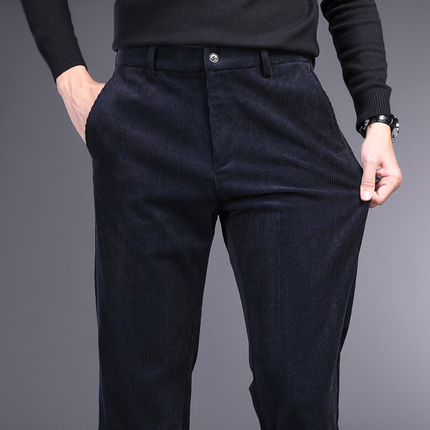 Men’s Straight Fit Corduroy Trousers