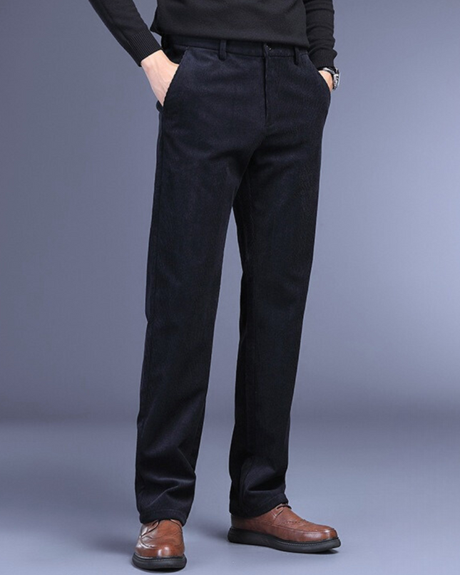 Men’s Straight Fit Corduroy Trousers