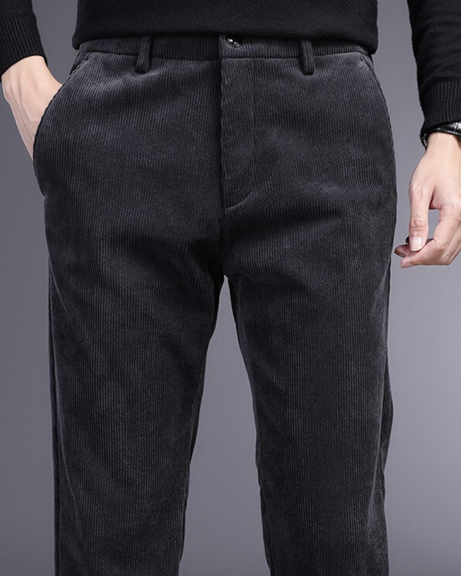 Men’s Straight Fit Corduroy Trousers