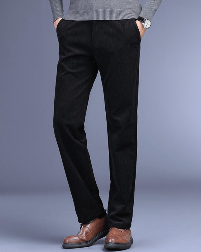 Men’s Straight Fit Corduroy Trousers