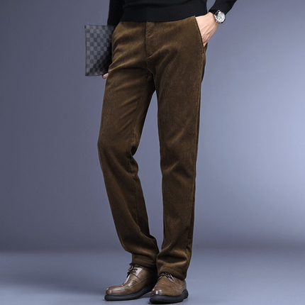 Men’s Straight Fit Corduroy Trousers