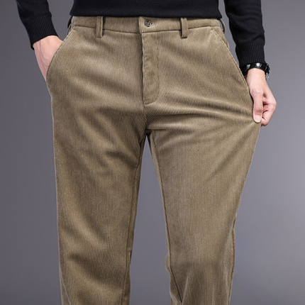 Men’s Straight Fit Corduroy Trousers