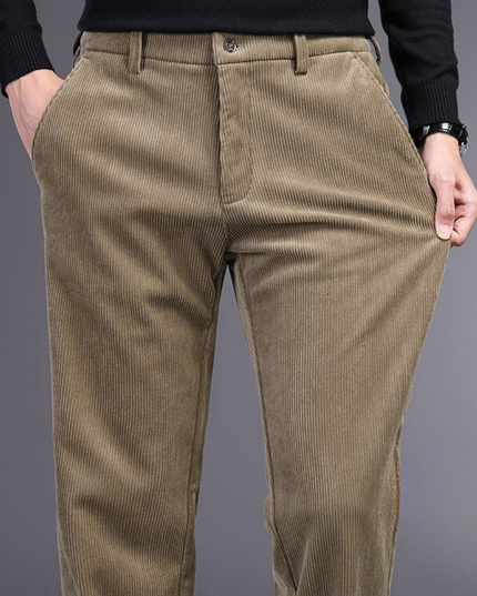 Men’s Straight Fit Corduroy Trousers